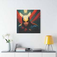Superheroes Start Young - Matte Canvas Art, Stretched, 1.25"